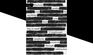 Blackout Poetry, březen 2026