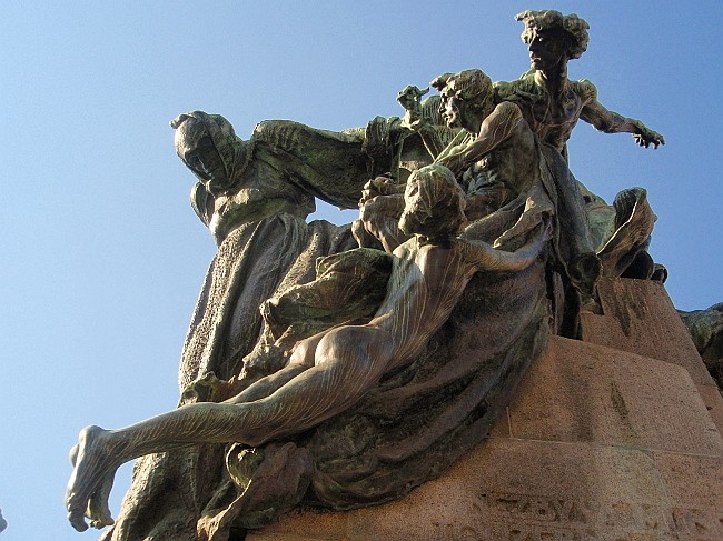 Stanislav Sucharda, Palackého pomník, detail, 1912